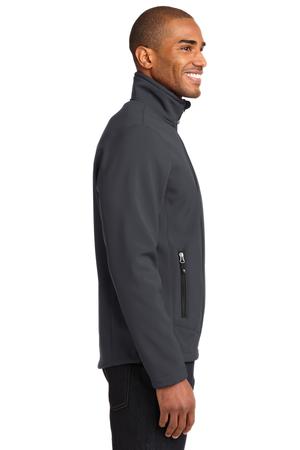Eddie Bauer Rugged Ripstop Soft Shell Jacket Style EB534 Grey Steel/Black Side