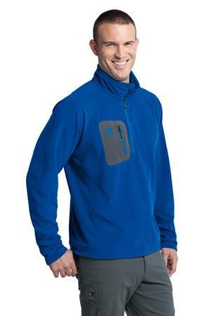 Eddie Bauer First Ascent - Cloud Layer Fleece 1/4-Zip Pullover Style FA700 Ascent Blue Angle