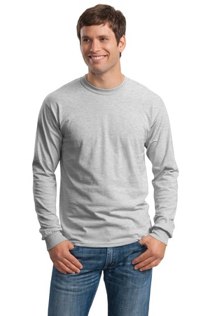Gildan - Ultra Cotton 100% Cotton Long Sleeve T-Shirt Style G2400