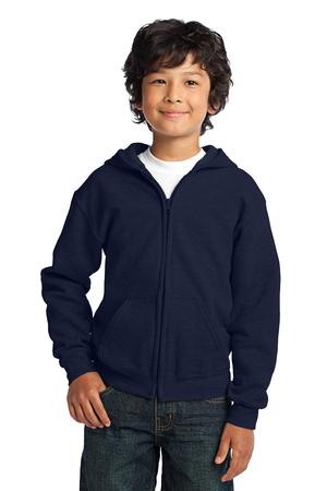 Gildan Youth Heavy Blend Full-Zip Hooded Sweatshirt Style 18600B 4