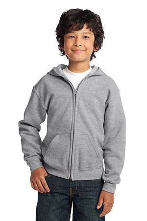 Gildan Youth Heavy Blend Full-Zip Hooded Sweatshirt Style 18600B 7