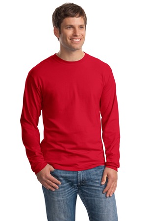 Hanes Beefy-T –  100% Cotton Long Sleeve T-Shirt Style 5186 5