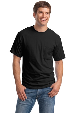 Hanes Beefy-T – 100% Cotton T-Shirt with Pocket Style 5190 2