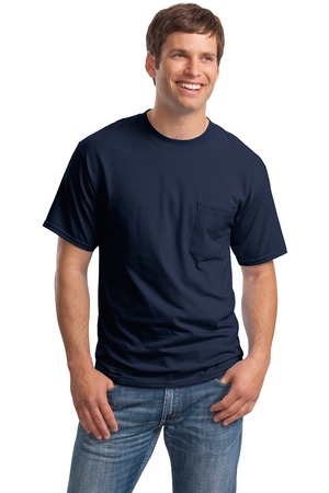 Hanes Beefy-T – 100% Cotton T-Shirt with Pocket Style 5190 4