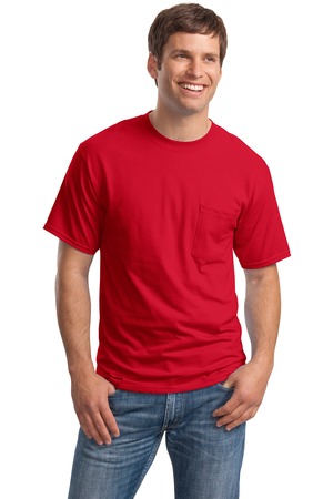 Hanes Beefy-T – 100% Cotton T-Shirt with Pocket Style 5190 5