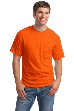 Hanes Beefy-T – 100% Cotton T-Shirt with Pocket Style 5190 9