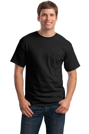 Hanes – Tagless 100%  Cotton T-Shirt with Pocket Style 5590 2