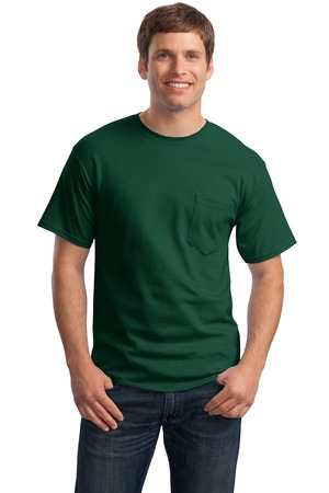 Hanes – Tagless 100%  Cotton T-Shirt with Pocket Style 5590 3