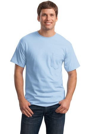 Hanes – Tagless 100%  Cotton T-Shirt with Pocket Style 5590 7