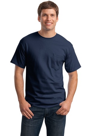 Hanes – Tagless 100%  Cotton T-Shirt with Pocket Style 5590 9