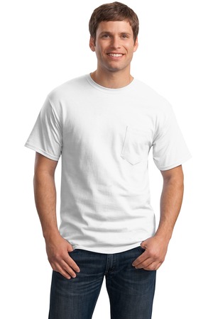 Hanes – Tagless 100%  Cotton T-Shirt with Pocket Style 5590 12