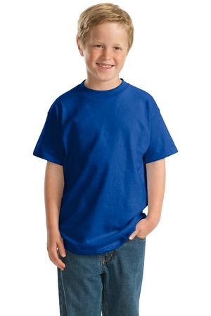 Hanes  –  Youth Beefy-T Born to Be Worn 100% Cotton T-Shirt Style 5380 6