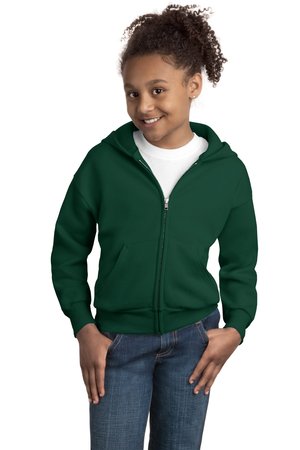 Hanes – Youth Comfortblend EcoSmart Full-Zip Hooded Sweatshirt Style P480 3