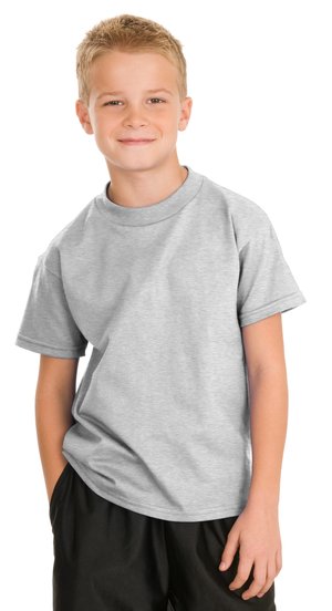 Hanes – Youth Tagless 100%  Cotton T-Shirt Style 5450 1