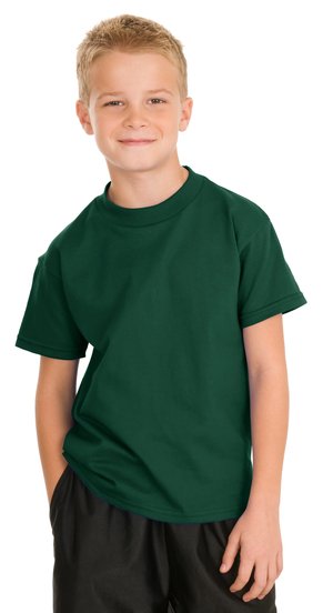 Hanes – Youth Tagless 100%  Cotton T-Shirt Style 5450 3