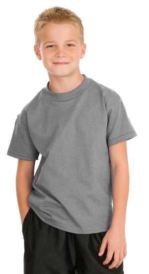 Hanes – Youth Tagless 100%  Cotton T-Shirt Style 5450 8