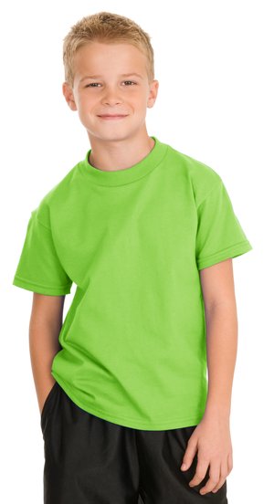 Hanes – Youth Tagless 100%  Cotton T-Shirt Style 5450 9