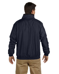 harriton-fleece-lined-nylon-jacket-navy-black-back