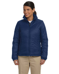 harriton-ladies-essential-polyfill-jacket-new-navy