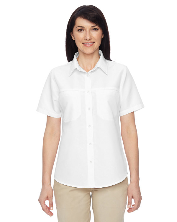 harriton-ladies-key-west-short-sleeve-performance-staff-shirt-white