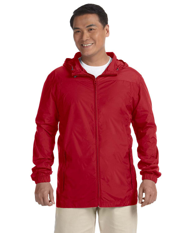 harriton-mens-essential-rainwear-red