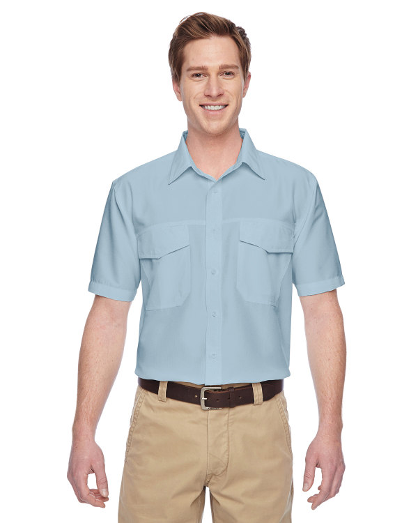 harriton-mens-key-west-short-sleeve-performance-staff-shirt-cloud-blue
