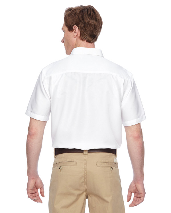 harriton-mens-key-west-short-sleeve-performance-staff-shirt-white-back