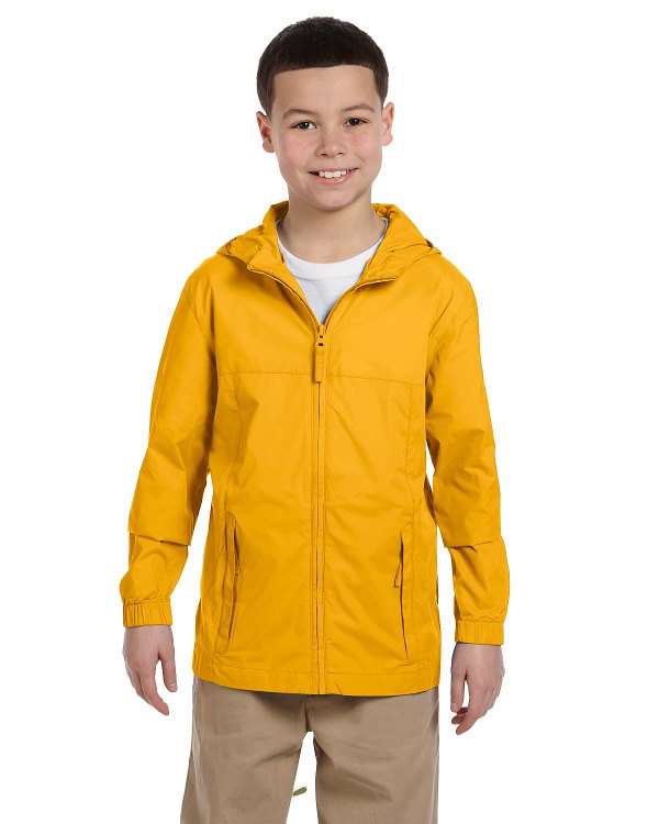 harriton-youth-essential-rainwear-sunray-yellow