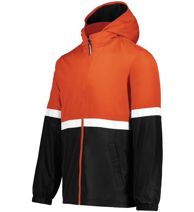 Holloway Lightweight Polyester Wind and Water Proof Reversible Jacket  Youth 229687 Orange/Black