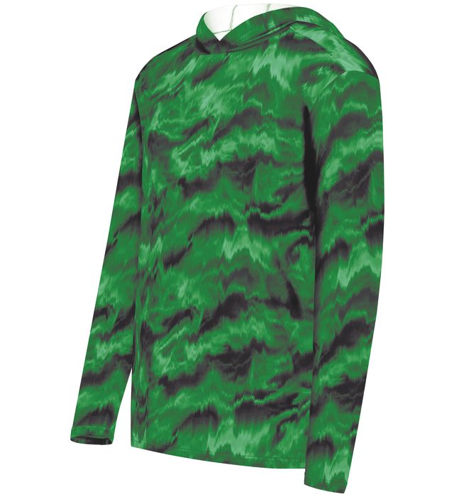 holloway-3-panel-hood-youth-stock-cotton-touch™-poly-hoodie-dark green shockwave print