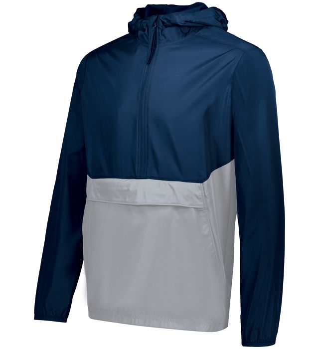 holloway-adjustable-3-piece-hood-half-zip-pack-pullover-navy-athletic grey