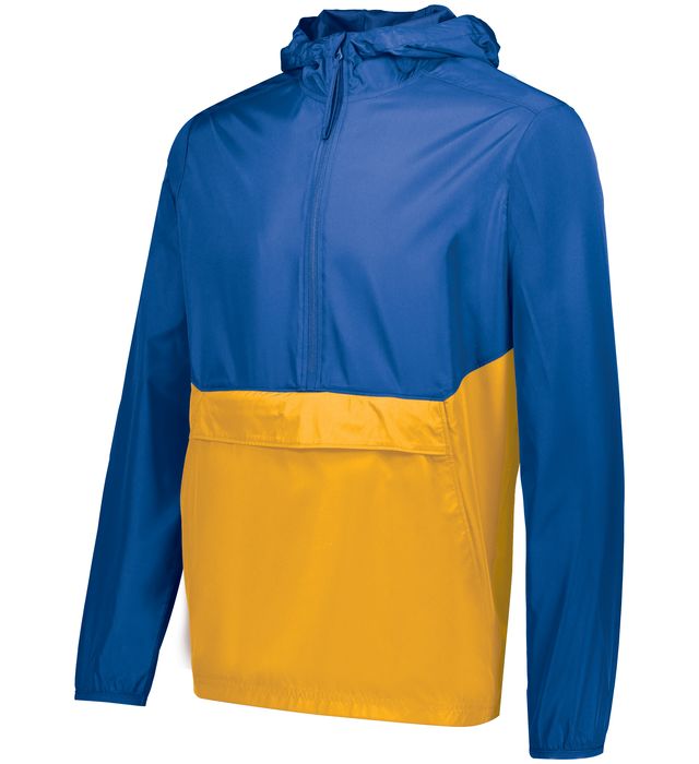 holloway-adjustable-3-piece-hood-half-zip-pack-pullover-royal-gold