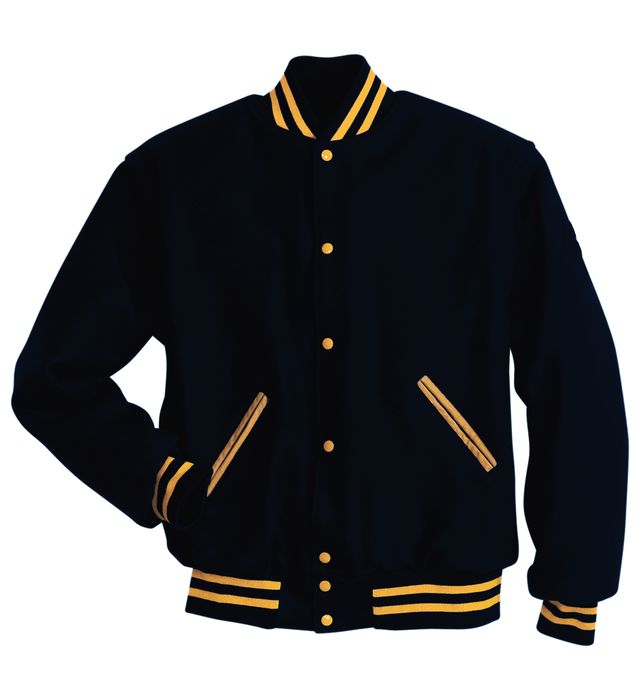 holloway-adult-melton-wool-classic-letterman-jacket-dark navy-light gold