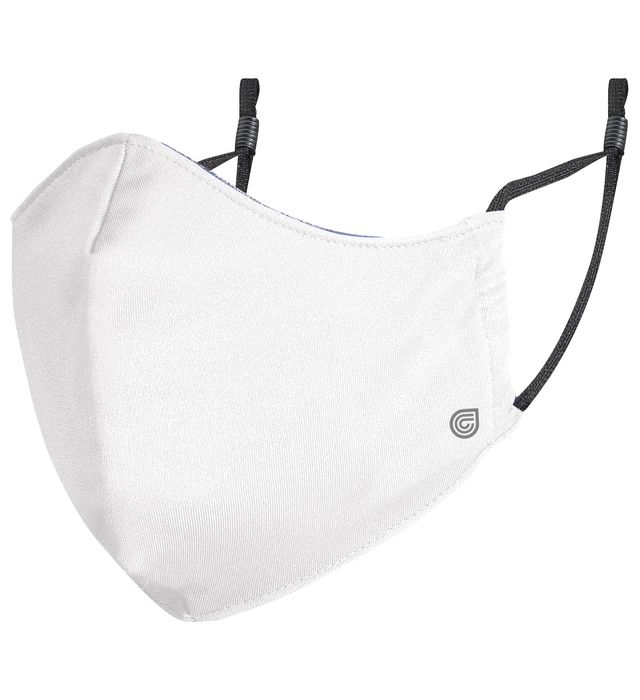 Holloway Coolcore Mask with Filter Pocket – Bulk Packs of 12 Pieces 222508 White/Black Heather
