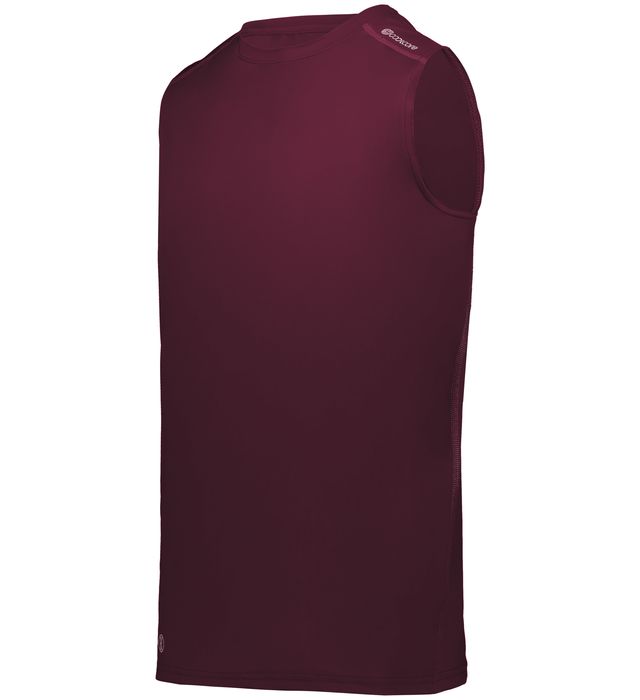Holloway Coolcore Tank With Rolled Forward Shoulder And Side Seam 222593 Maroon(Hlw)