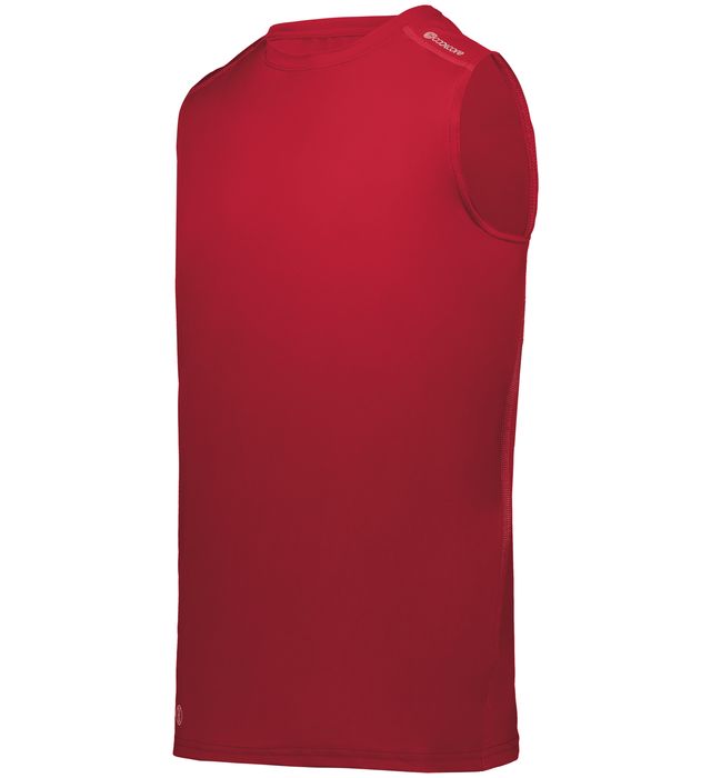 Holloway Coolcore Tank With Rolled Forward Shoulder And Side Seam 222593 Scarlet