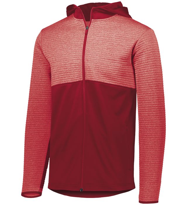 holloway-dropped-tail-3d-regulate-jacket-scarlet heather-scarlet