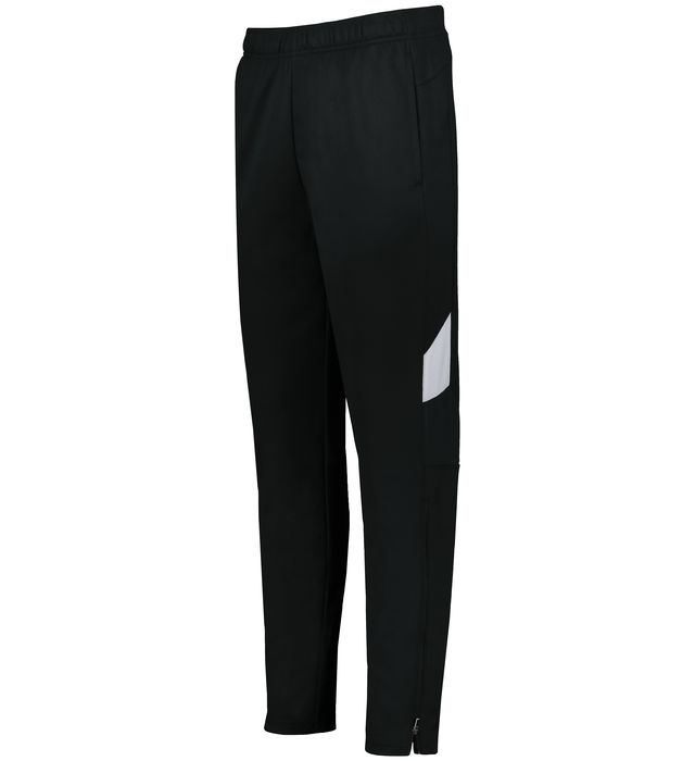 Holloway Dry Excel Polyester Double Knit Mesh Texture Pants Youth 229680 Black/White