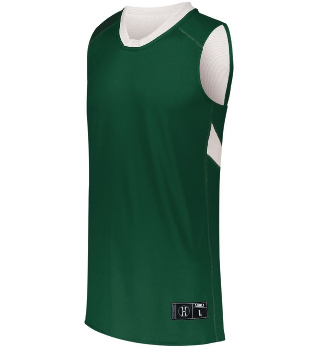 holloway-dual-side-single-ply-basketball-v-neck-collar-jersey-forest-white