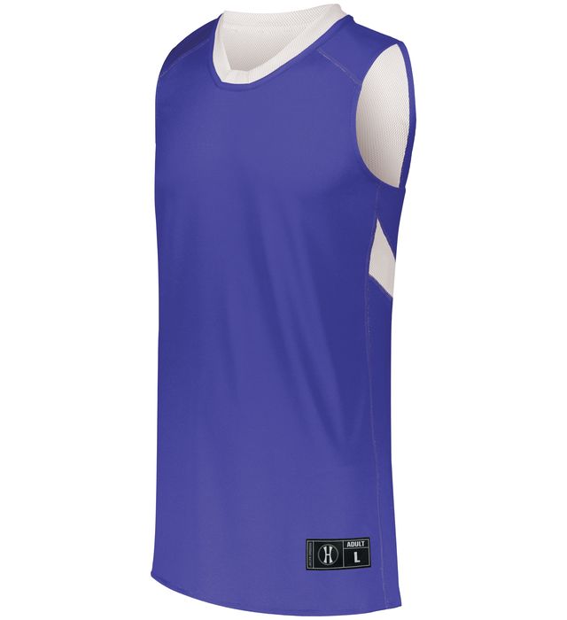 holloway-dual-side-single-ply-basketball-v-neck-collar-jersey-purple-white