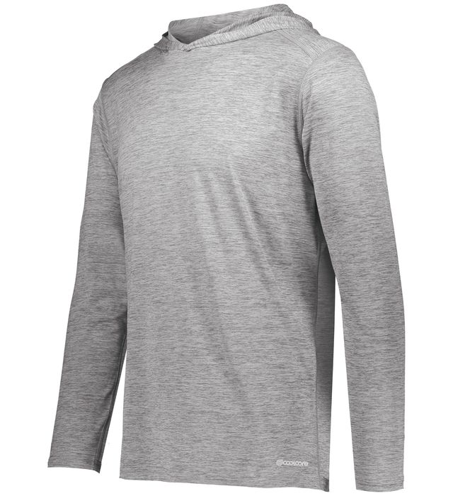 Holloway Electrify Coolcore® Hoodie With Set-In Sleeves 222589 Athletic Grey Heather