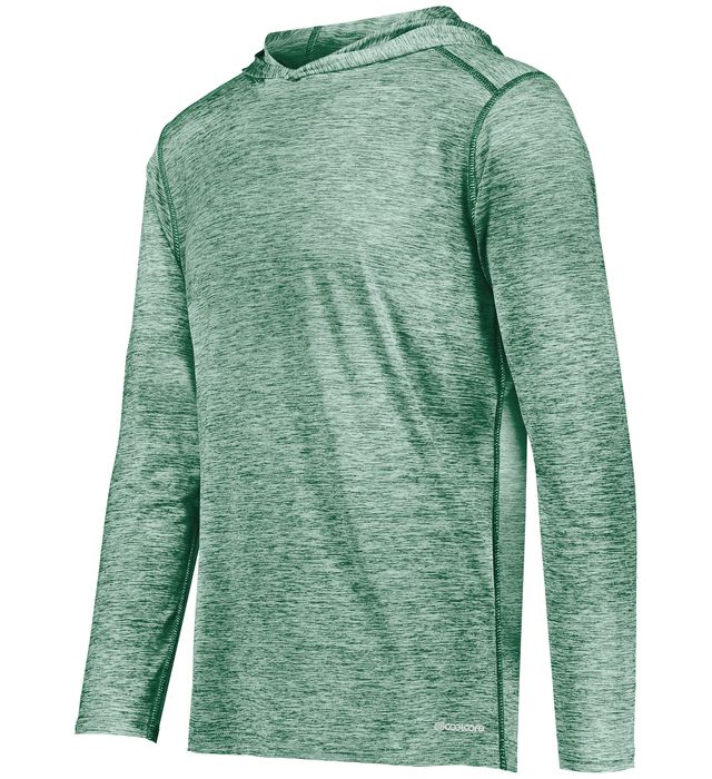 Holloway Electrify Coolcore® Hoodie With Set-In Sleeves 222589 Dark Green Heather