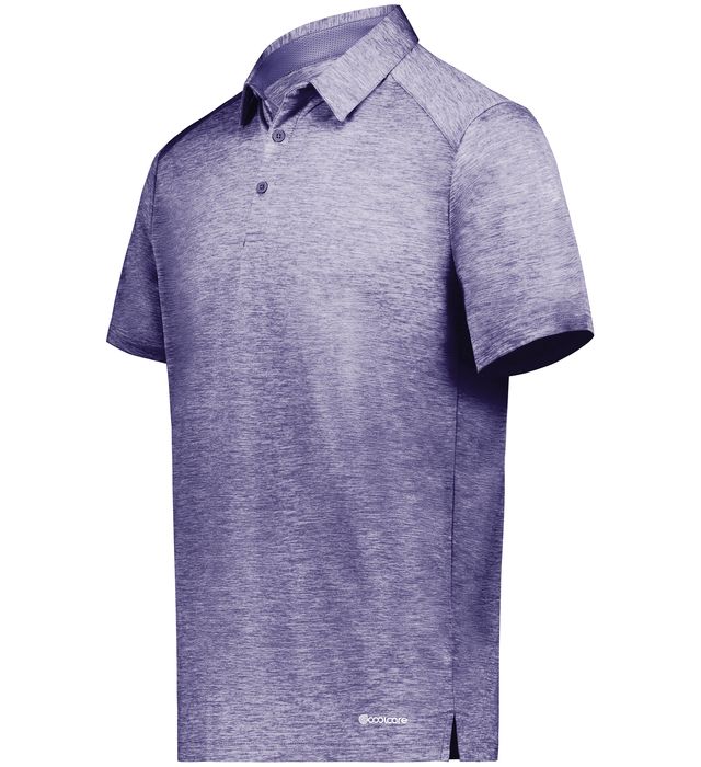 Holloway Electrify Coolcore Polo With Three-Button Placket 222572 Purple Heather