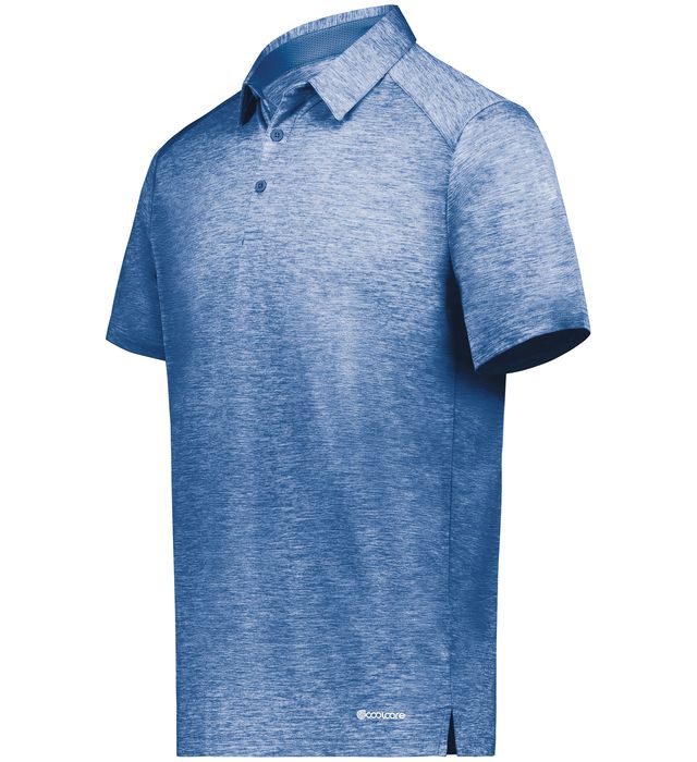 Holloway Electrify Coolcore Polo With Three-Button Placket 222572 Royal Heather