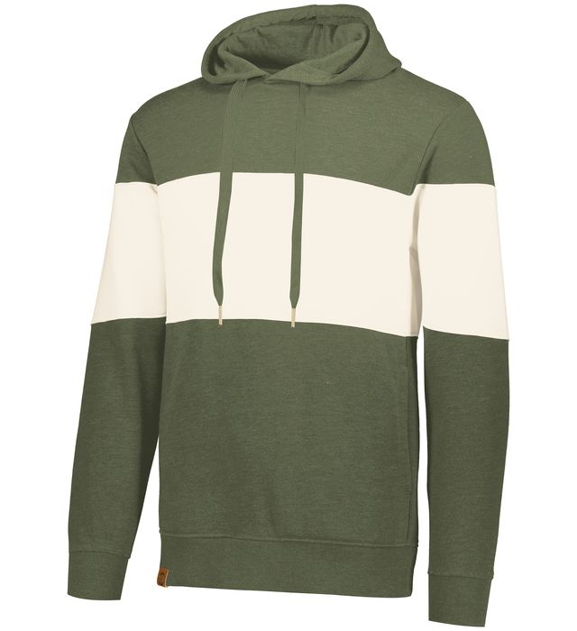 holloway-jersey-lined-hood-with-metal-tipped-drawcord-ivy-league-hoodie-olive heather-white