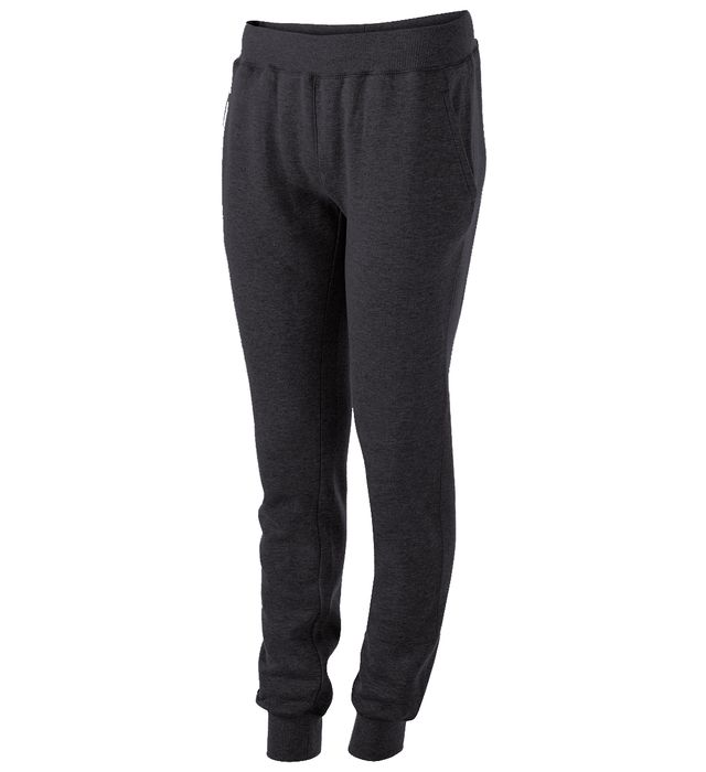 Holloway Ladies Cotton Polyester Comfort Jogger Pants 229748 Carbon Heather