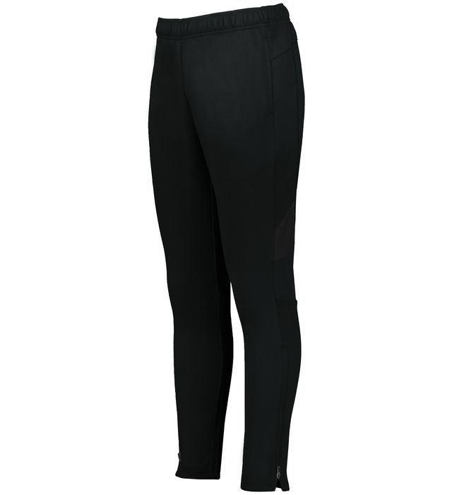 Holloway Ladies Dry Excel Polyester Double Knit Mesh Texture Pants Black Black
