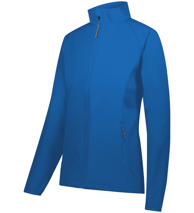 Holloway Ladies Lightweight Soft Shell Polyester Water Proof Jacket 229721 Royal