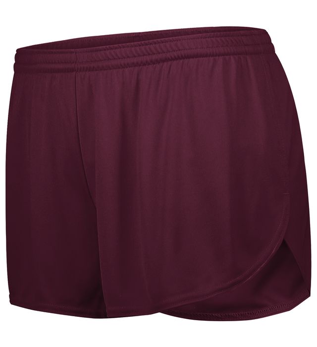 Holloway Ladies PR Max Track Shorts with Dry-Excel & Color Secure 221336 Maroon