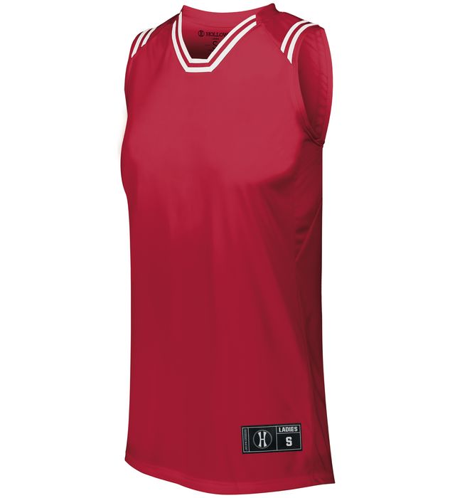 holloway-ladies-retro-basketball-v-neck-collar-jersey-scarlet-white